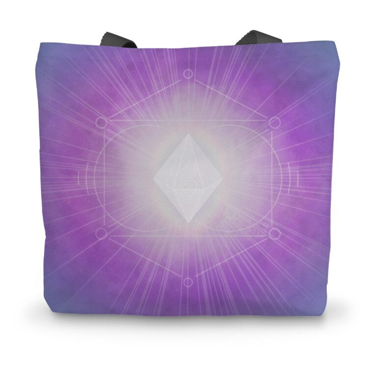 The Lilac Fire of Source – Canvas Tote Bag