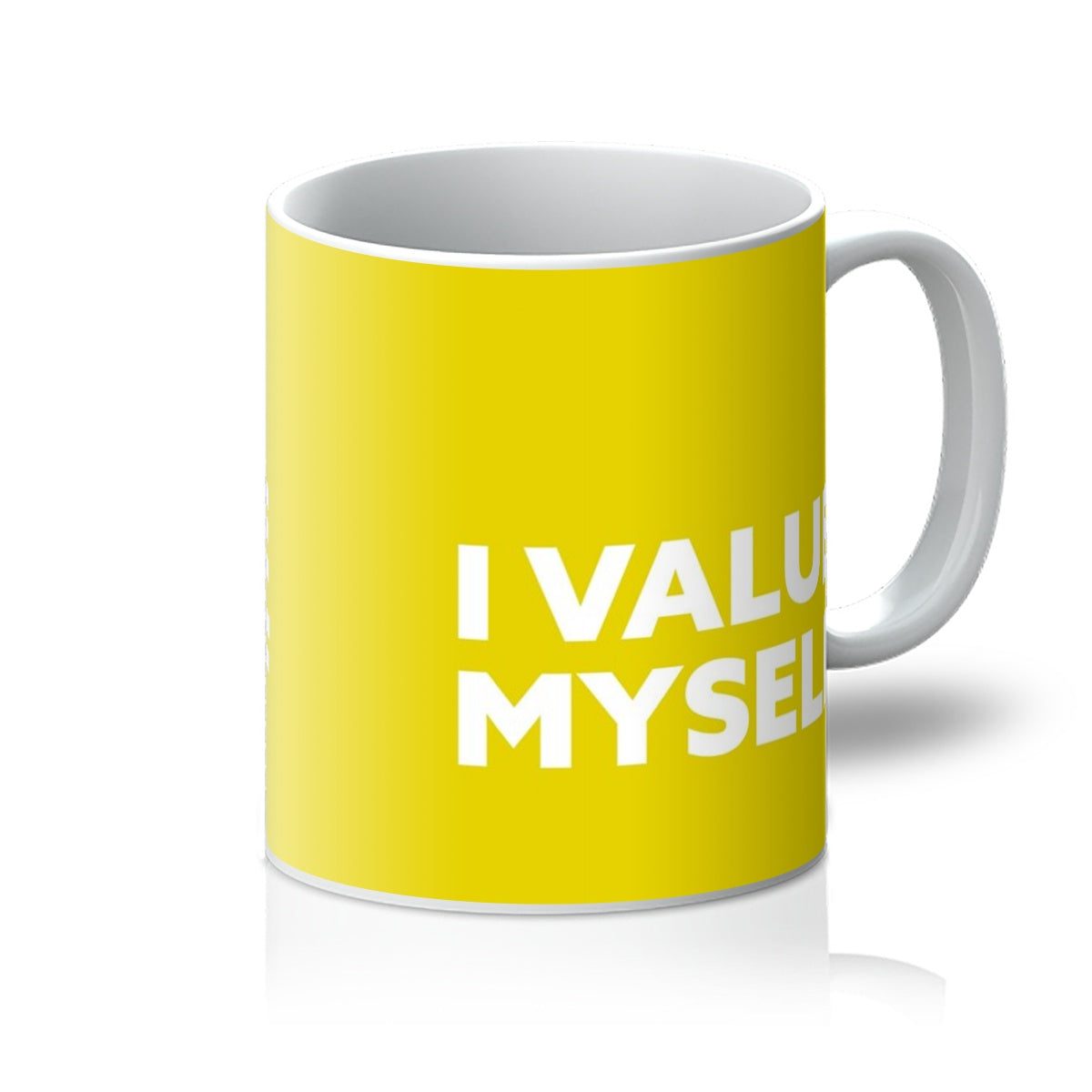 I Value Myself – Yellow Mug