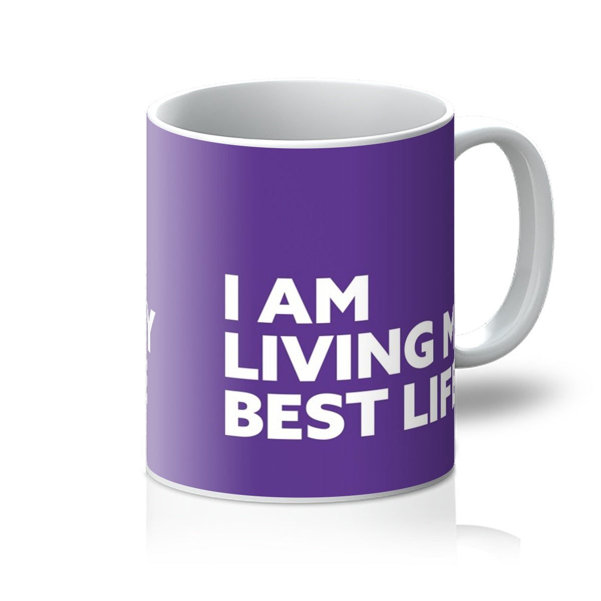 I AM Living My Best Life – Cadbury Purple Mug
