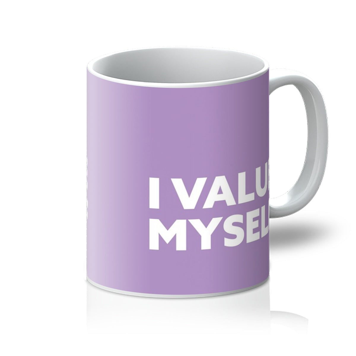 I Value Myself – Lavender Purple Mug