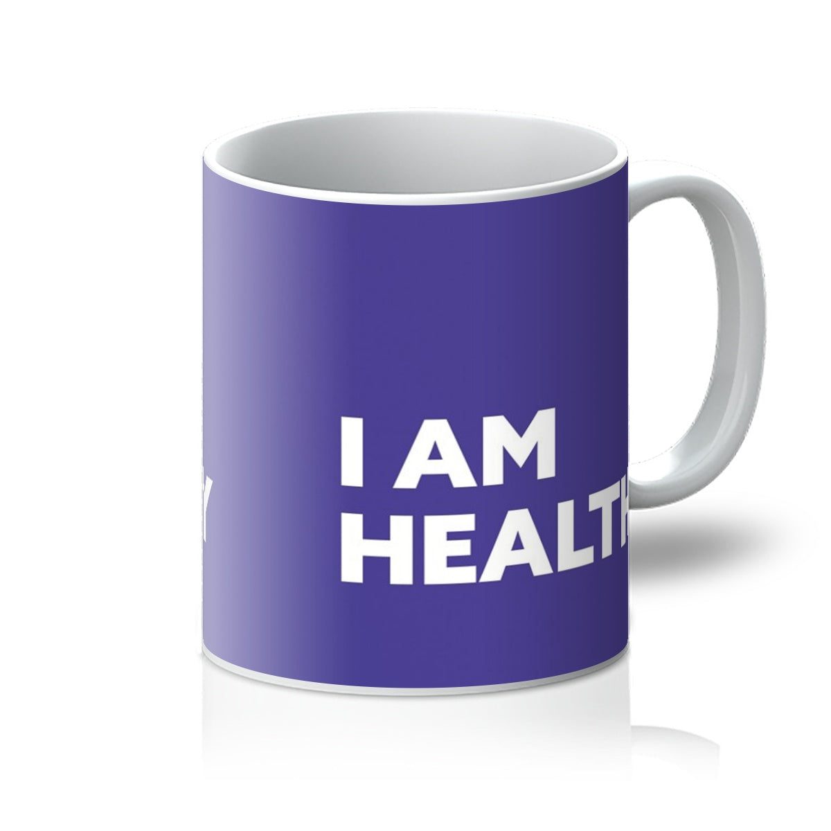I AM Healthy – Purple Mug